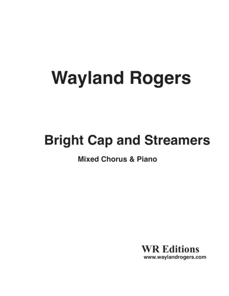 Bright Cap And Streamers Sheet Music