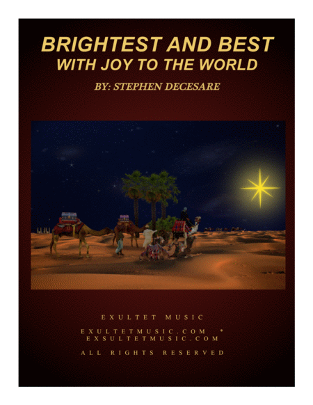 Brightest And Best With Joy To The World Sheet Music