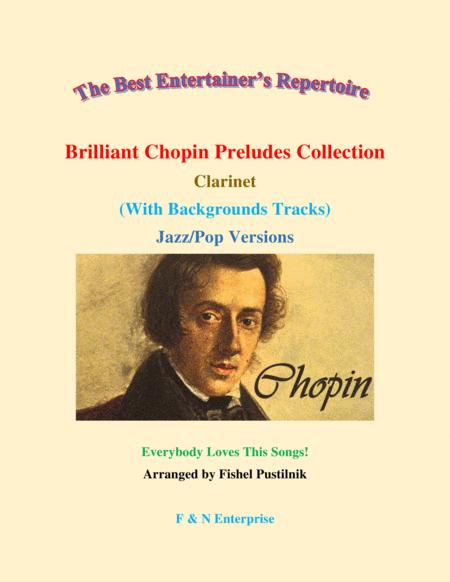 Brilliant Chopin Preludes Collection For Clarinet Background Tracks Video Sheet Music