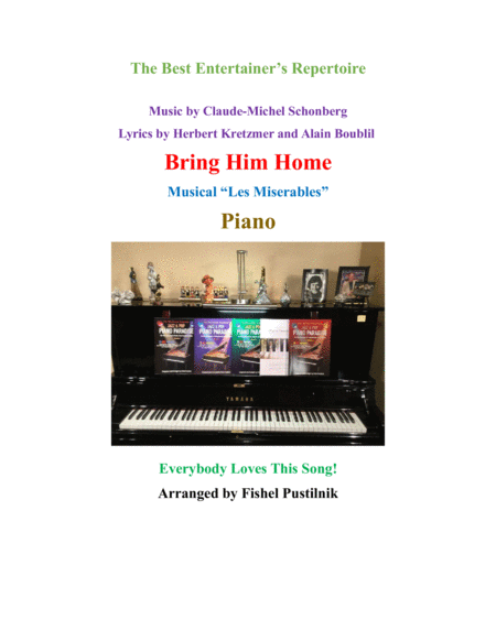 Free Sheet Music Bring Him Home For Piano