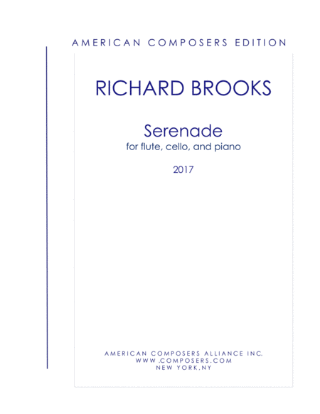 Brooks Serenade Sheet Music