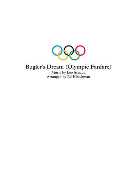 Buglers Dream Olympic Fanfare For Brass Quintet Sheet Music