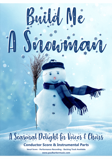 Free Sheet Music Build Me A Snowman Score Instrumental Parts