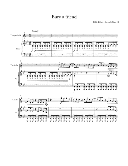 Bury A Friend Sheet Music