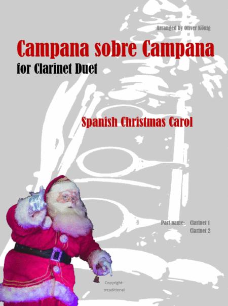 Free Sheet Music Campana Sobre Campana For 2 Clarinets