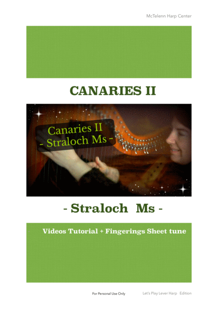 Free Sheet Music Canaries Ii Only Score By Eve Mctelenn