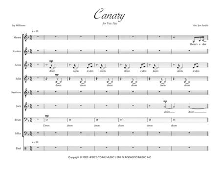 Free Sheet Music Canary