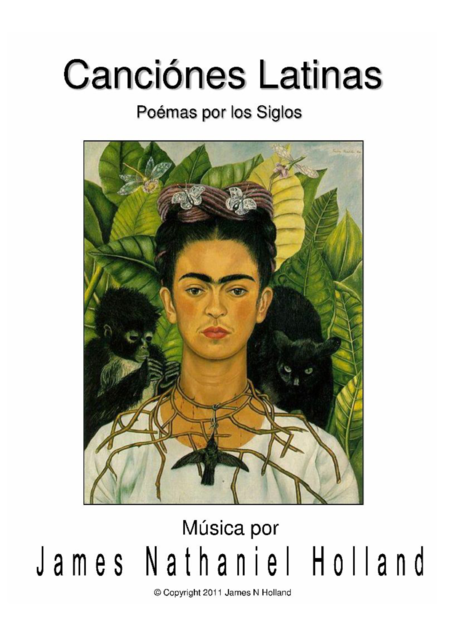 Free Sheet Music Canciones Latinas Latin Songs Art Song Cycle For Soprano In Spanish