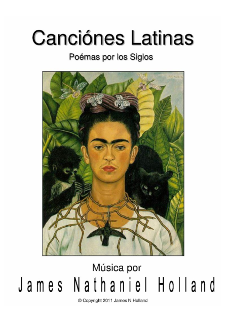 Canciones Latinas Latin Songs Art Song Cycle For Soprano In Spanish Sheet Music