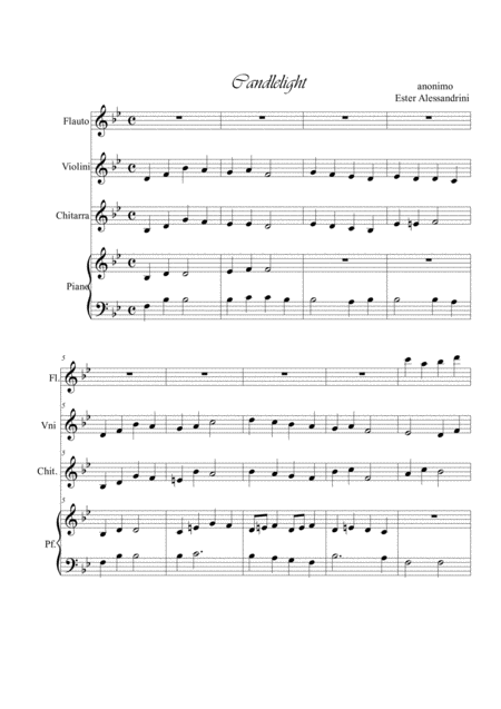 Candlelight Quartet Sheet Music