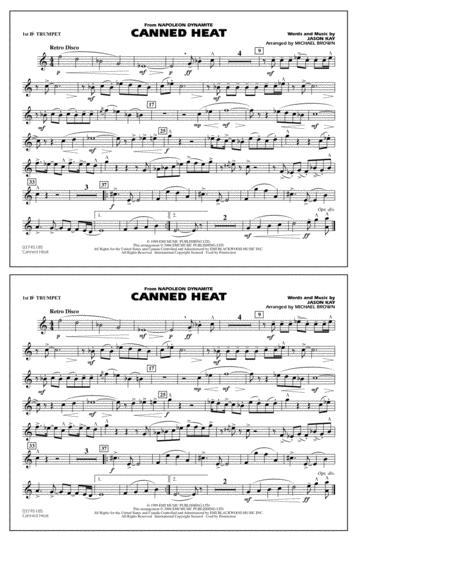 Canned Heat From Napoleon Dynamite Arr Michael Brown 1st Bb Trumpet Sheet Music