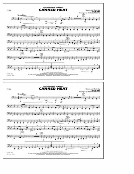 Canned Heat From Napoleon Dynamite Arr Michael Brown Tuba Sheet Music