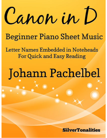 Free Sheet Music Canon In D Beginner Piano Sheet Music