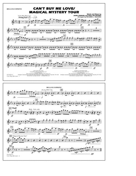 Cant Buy Me Love Magical Mystery Tour Arr Richard L Saucedo Bells Xylophone Sheet Music