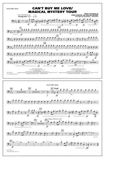 Cant Buy Me Love Magical Mystery Tour Arr Richard L Saucedo Electric Bass Sheet Music