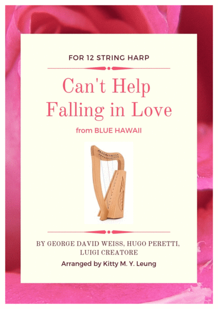 Cant Help Falling In Love 12 String Harp Sheet Music