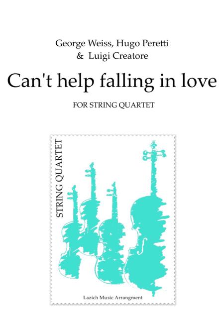 Free Sheet Music Cant Help Falling In Love Strinq Quartet