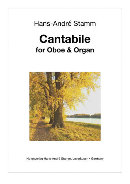 Free Sheet Music Cantabile For Oboe And Organ