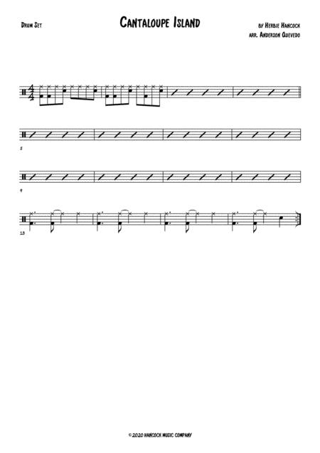 Cantaloupe Island Herbie Hancock Drums Sheet Music