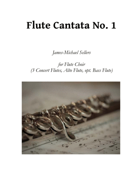 Cantata No 1 For Flute Quartet Or Ensemble Sheet Music