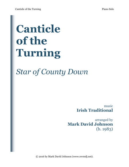 Free Sheet Music Canticle Of The Turning