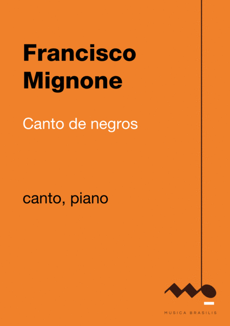 Free Sheet Music Canto De Negros