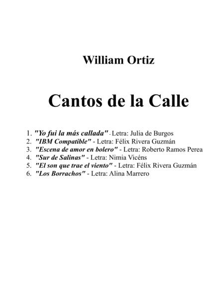 Cantos De La Calle Sheet Music