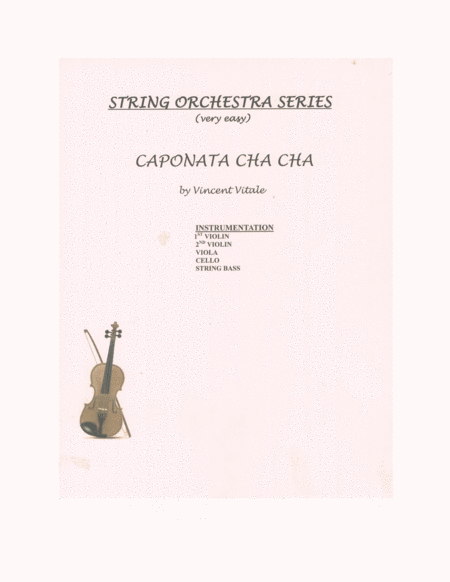 Free Sheet Music Caponata Cha Cha