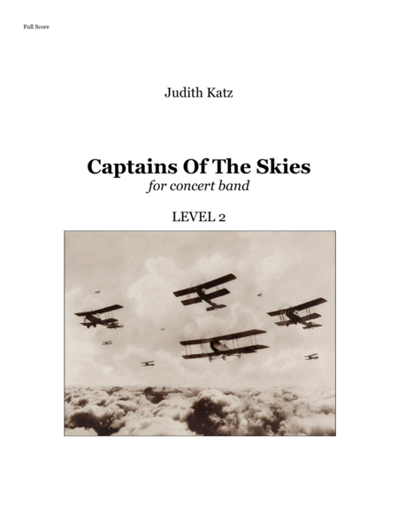 Captains Of The Skies For Concert Band Sheet Music