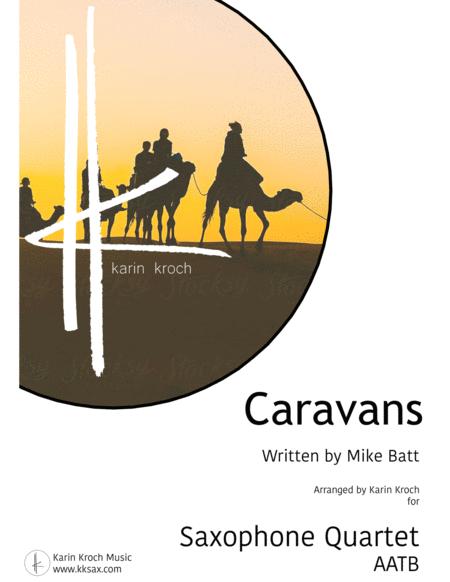 Caravans Theme Mike Batt Saxophone Quartet Aatb Sheet Music