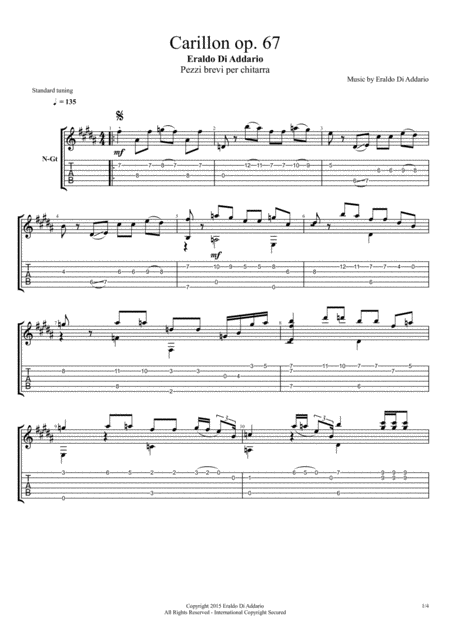 Free Sheet Music Carillon Op 67