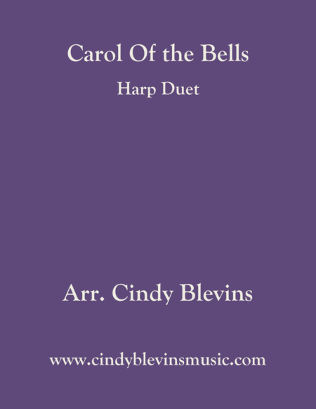 Carol Of The Bells Arranged For Harp Duet Sheet Music