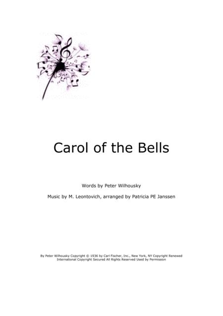 Free Sheet Music Carol Of The Bells Ssaa