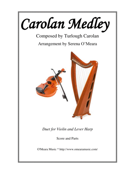 Free Sheet Music Carolan Medley For Violin And Lever Harp