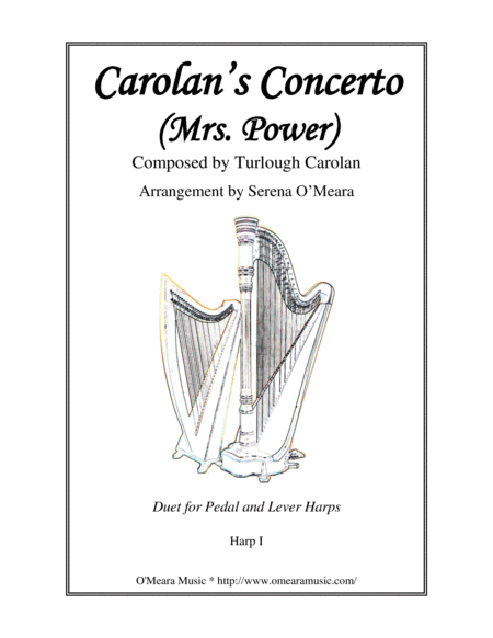 Carolans Concerto Harp I Sheet Music