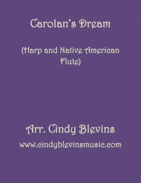 Carolans Dream Arranged For Harp And Native American Flute From My Book Harp And Native American Flute 14 Folk Songs Sheet Music