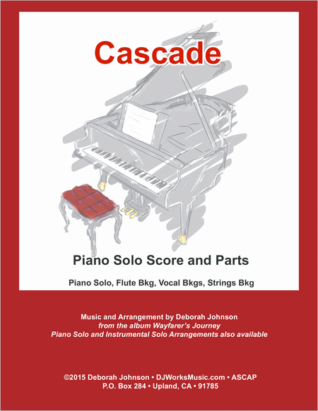 Cascade Piano Solo Score Sheet Music