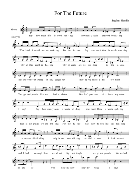 Cast Your Burden On The Lord Piano Accompaniment For Voice Choir Baritone Sax Sheet Music