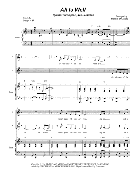 Cavalli Francesco Sperar Qualche Merc Aria From The Cantata Arranged For Voice And Piano D Minor Sheet Music