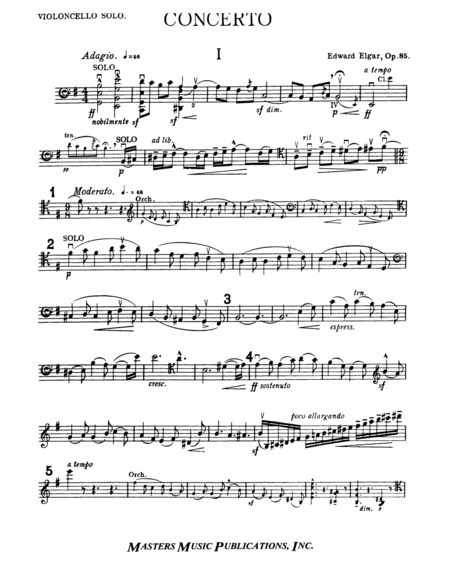 Free Sheet Music Cello Concerto