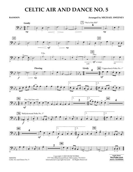 Celtic Air And Dance No 5 Bassoon Sheet Music