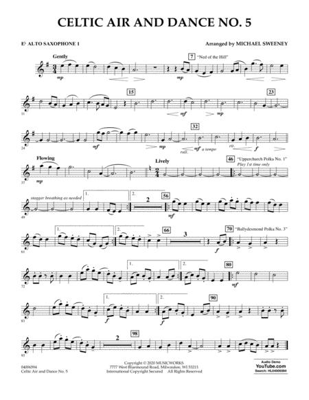 Celtic Air And Dance No 5 Eb Alto Saxophone 1 Sheet Music