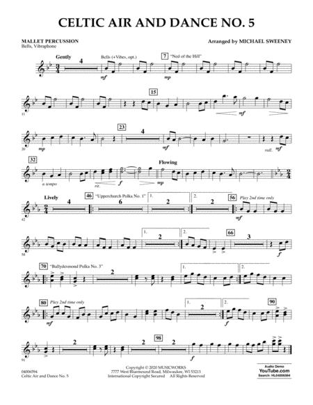 Celtic Air And Dance No 5 Mallet Percussion Sheet Music