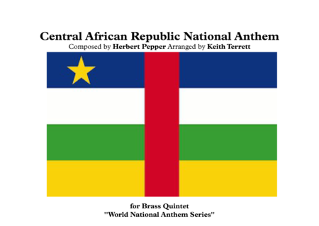 Central African Republic National Anthem La Renaissance For Brass Quintet Sheet Music