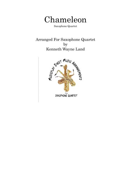 Free Sheet Music Chameleon Saxophone Quartet