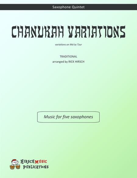 Free Sheet Music Chanukah Variations