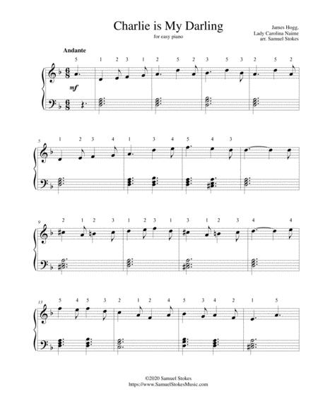 Charlie Is My Darling For Easy Piano Sheet Music