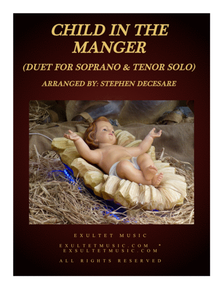 Free Sheet Music Child In The Manger Duet For Soprano And Tenor Solo