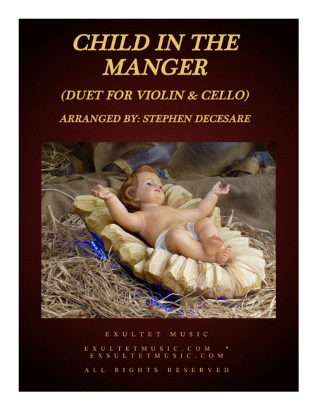 Child In The Manger Duet For Violin And Cello Sheet Music