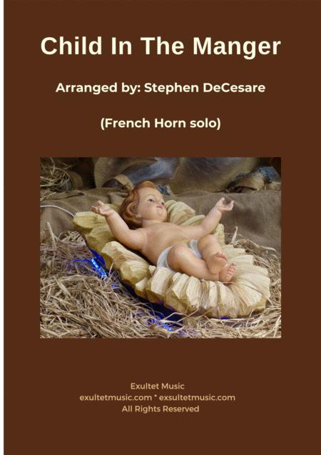 Child In The Manger French Horn Solo And Piano Sheet Music